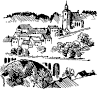 Kostel a apkv most v Doudlebech